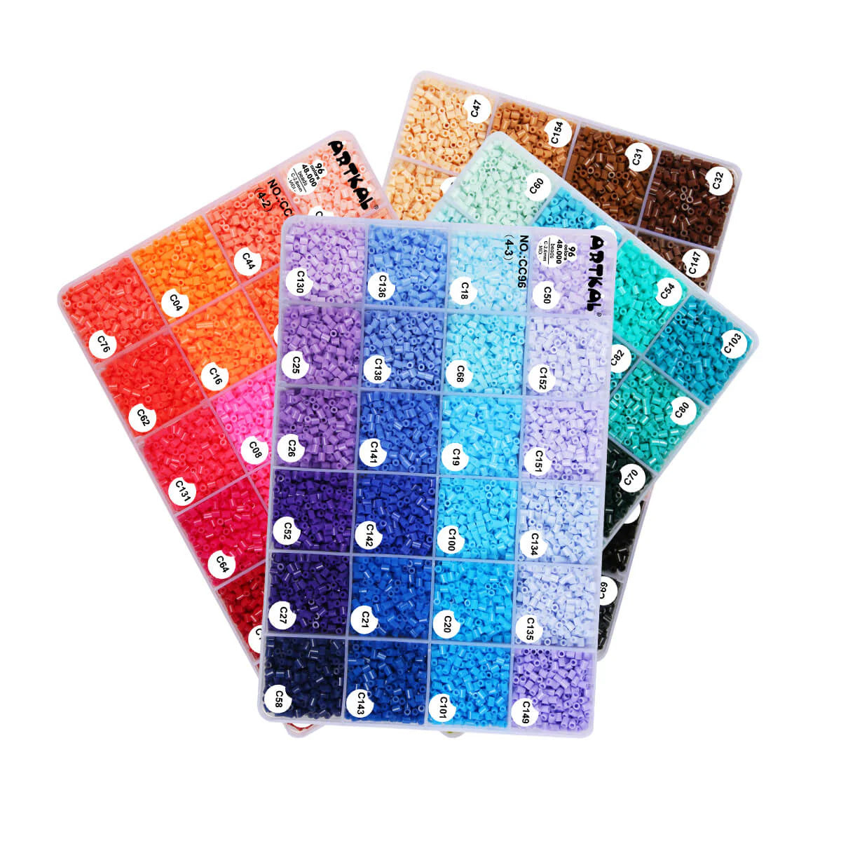 96 Colors Set – 2.6mm Mini Fuse Beads