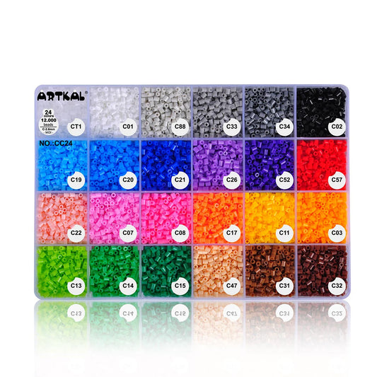 24 Colors Set – 2.6mm Mini Fuse Beads