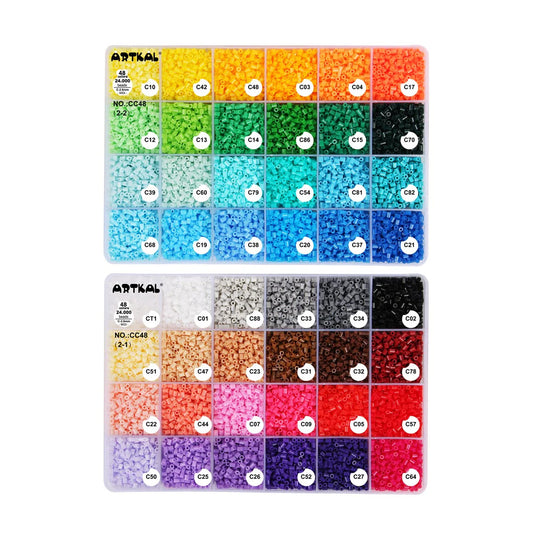 48 Colors Set – 2.6mm Mini Fuse Beads