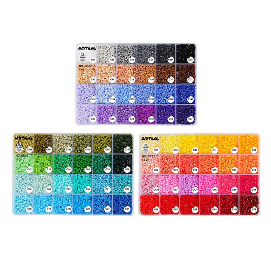 72 Colors Set – 2.6mm Mini Fuse Beads